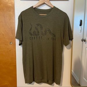 Black Rifle Coffee Company Mens Distressed Print Shirt